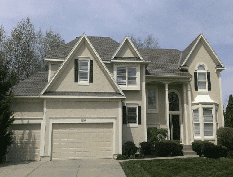 exterior house painters in overland park ks painting a house 